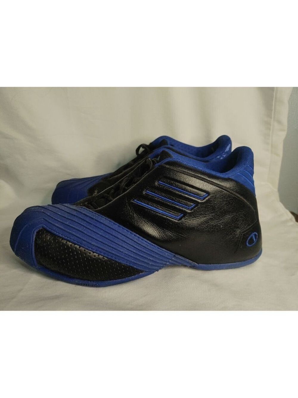 Men's Adidas T-Mac 1 Retro "Orlando Away" Athletic Shoes Size 7 Black/Blue